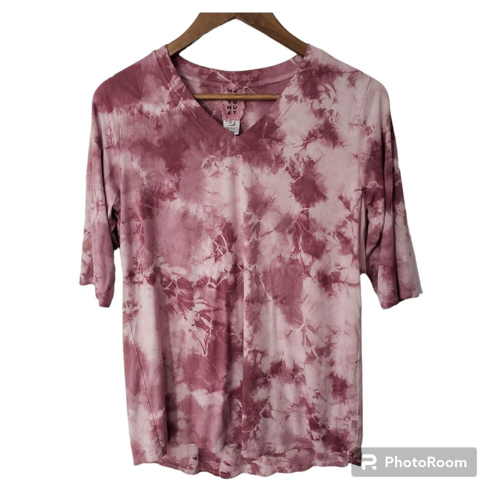 Heyne Bogut Women's Size 2 Small Hand Dyed Pink Top Shirt